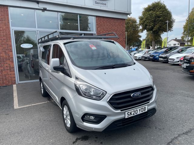 Ford 2.0 300 EcoBlue Limited Crew Van Double Cab 5dr Diesel Auto L1 H1 Euro 6 (s/s) (6 Seat) (170 ps)